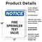Signmission Fire Sprinkler Test Valve OSHA Notice Sign, Plastic, 12in W x 18in L, 2PK OS-2PACK-NS-P-1218-V-12690 - alternate 6